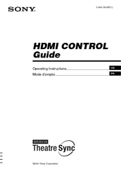 Sony DAV-HDZ235 - Dvd Home Theater System Operating Instructions Manual