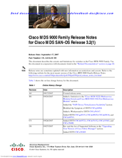 Cisco SN8000C Release Note