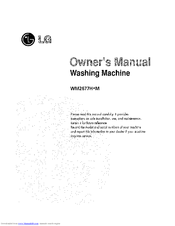 LG WM2677HSM Owner's Manual