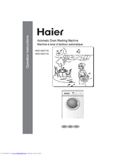 Haier HNS1460TVE Operating Instructions Manual