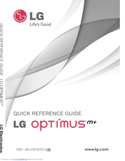 LG Optimus M+ MS695 Quick Reference Manual