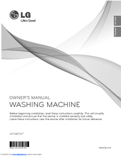 LG WT4870C Series Owner's Manual