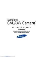 Samsung Galaxy Camera EK-GC100 User Manual