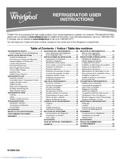 Whirlpool WRS537SIAW Use & Care Manual