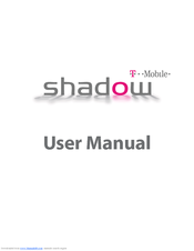HTC T-Mobile Shadow Hotspot User Manual