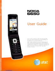 Nokia 6650 FOLD User Manual