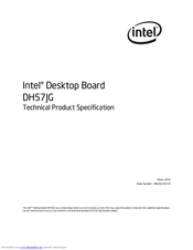 Intel DH57JG Technical Product Specification