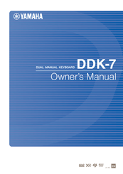 Yamaha DDK-7 Owner's Manual