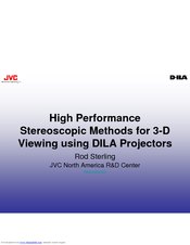 JVC DLA-SH4KNLG - 4k D-ila Projector Overview
