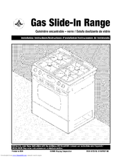 Maytag MGS5875BDB - 4.5 SLIDE-IN GAS RANGES Installation Instructions Manual