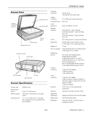 Epson B107011F - GT 10000 Product Information Manual