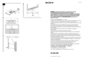 Sony SU-WL700 Assembly Sheet