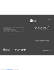 LG E960W Quick Start Manual