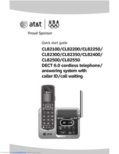 AT&T CL82450 Quick Start Manual