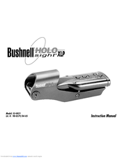 Bushnell Holosight XLP 53-0021 Instruction Manual