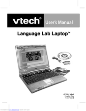 Vtech Language Lab Laptop User Manual