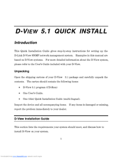 D-link D-View 5.1 Quick Installation Manual