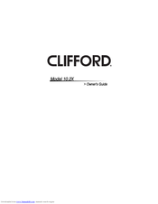 Clifford Matrix 10.2X Owner's Manual
