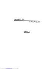 Clifford Matrix 2.2X Owner's Manual