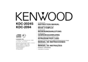 KENWOOD KDC-2024S Instruction Manual