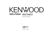 KENWOOD KDC-F324A Mode D'emploi