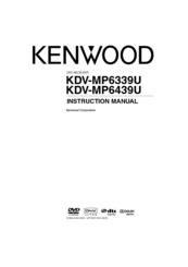 KENWOOD KDV-MP6439U Instruction Manual