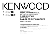 KENWOOD KRC-609 Instruction Manual