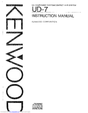 KENWOOD UD-7 Instruction Manual