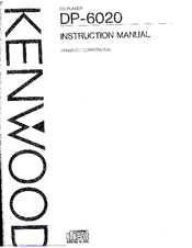 KENWOOD DP-6020 Instruction Manual