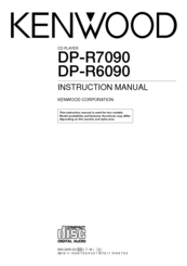 KENWOOD DP-R6090 Instruction Manual