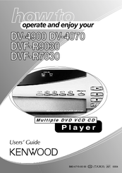KENWOOD DV-4070 User Manual