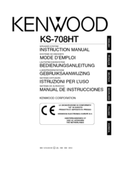 KENWOOD KS-708HT Instruction Manual
