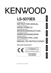 KENWOOD LS-5070ES Instruction Manual