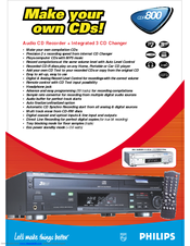Philips CDR800/05 Specification