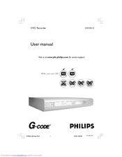 Philips DVDR615/69 User Manual