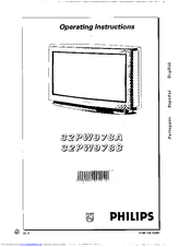 Philips 32PW978B/78R Operating Instructions Manual