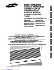 Samsung MH19VA2X Owner's Instructions Manual