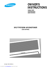 Samsung AQV09F2VED Owner's Instructions Manual