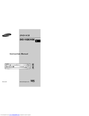 Samsung DVD-V62K Instruction Manual