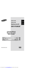 Samsung DVD-V 85 Instruction Manual