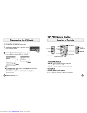 Samsung YP-780X Quick Manual