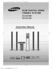 Samsung HT-DS1100T Instruction Manual