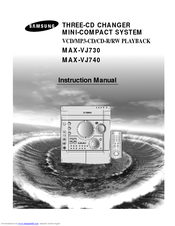 Samsung MAX-VJ730 Instruction Manual
