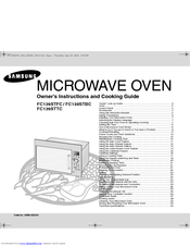 Samsung FC139STBC Owner's Instructions Manual