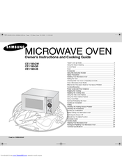 Samsung CE1185UB Owner's Instructions Manual