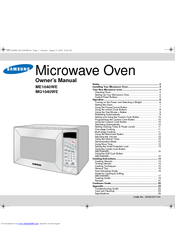 Samsung ME1040WE Owner's Manual