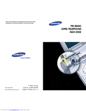 Samsung SGH-V208 Manual