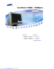 Samsung SyncMaster 798MB Manual