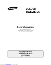 Samsung CS-25M6W Owner's Instructions Manual