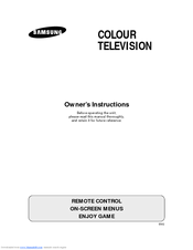 Samsung CZ-21S8ML Owner's Instructions Manual